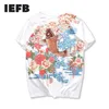 T-shirt do bordado dos homens de IEFB Cópia do estilo chinês Tops de manga curta para roupas de colarinho redondo masculino 9Y5863 210524