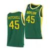 Özel NCAA 2021 Final Dört # 45 Davion Mitchell Baylor Ayılar Basketbol Yeşil Jared Butler 31 Macio Teague Matthew Mayer Home College Jersey S-4XL