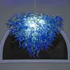 Moderna Nordic LED-lampor Heminredning Matsal Ljusarmaturer Hand Blow Glass Chandelier Hängsmycke Ljus Energibesparing