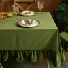 Table doek 140x220cm Holland Velvet TableCloth El Cafe Decoratie Solid Color Multifunction Cover Party Set