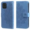 Custodie a portafoglio in pelle con fiore all'hennè per Iphone 15 Plus 14 13 12 11 Pro Max XR XS 8 7 6 Slot per carta di credito in rilievo Magnete Supporto floreale Custodia a conchiglia femminile