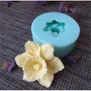 PRZY HC0089 gel de silice 3D moules fleurs silicone savon moule fleur bougie arôme moule fabrication de moules résine argile 210721