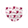 Happy Valentine Disposable Face Masks 3-Ply Non-woven Breathable Dustproof Prevention of Influenza Face Mouth Mask
