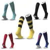 Chaussettes de football pour adultes et enfants, compression, genou, haute, épaisse, sport, entraînement antidérapant, 2021