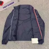 Designerskie kurtki France Hidden Cap Bomber Subshield Haftowana odznaka kurtka odzieżowa moda Hombre Casual Street