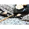 Одежда для собак ручной работы Винтаж C стиль серый Tweed имитация крокодила кожаная сумка собаки платья пальто зима весна 210401