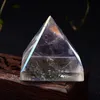 Dekorativa Objekt Figuriner 1PC Natural Crystal Pyramid Rose Quartz Healing Stone Chakra Reiki Point Energi Heminredning Handgjorda hantverk av