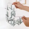 Wieszaki stojaki 12 klip kreatywny składany stojak na suszony wielofunkcyjne skarpetki bielizny plastikowe zagęszczone ręczniki gospodarstwa domowego tkanina