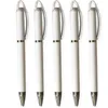 fast ship Sublimation Blank Gel Pens With Cartridge DIY Heat Tranfer White Pen stock