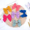 Girl 4-6 Inch Baby Children Hairs Bow Boutique Grosgrain Ribbon Clip Hairbow Large Bowknot Pinwheel Hairpins Hair Accessories Decoration 255