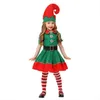 Weihnachtsoutfit Mädchen Urlaub Elfenkostüm Familie Junge Eltern Weihnachtskleidung Eltern-Kind-Outfit Cosplay Weihnachtskleid H1105