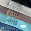 Bordado Kith Hoodie Moletons Homens Mulheres Kith Caixa Com Capuz Qualidade Inside Tag 220110