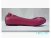 Designer- Femmes Mocassins Plats Chaussures Habillées Voyage Appartements De Bal Boucle En Métal Ballerines Femmes En Peau De Mouton Véritable Chaussures En Cuir