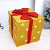 Christmas Gift Wrap Box Store Super Scene Decoration Snowflake Candy Wrapping Chocolate Packaging New Year Children'S Gifts Bag Party Supplies