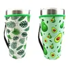 Tumbler Bottle Holder Cover Drinkware Bags Neoprene Insulated Sleeves Bag Sunflower Baseball Iced Coffee Cups Bottles Sleeve 30oz SN2670