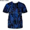 PLstar Cosmos Puce électronique Hip Hop tshirt Hommes / femmes 3d machine impression t-shirts Été à manches courtes tee Top Harajuku Punk Style 210629