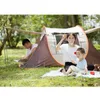 야외 파티 3-8 인물 자동 천막 대형 가족 텐트 방수 캠핑 하이킹 휴대용 해변 그늘과 피난처