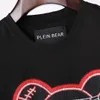 Plein Bear T Shirt Mens Designer Tshirts Rhinestone Skull Men T-shirty Klasyczne wysokiej jakości streetwear Hip Hop Tshirt Casual Top Tees Pb 16100