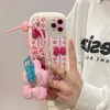 Designers Phones Cases for iPhones Luxurys iPhone 13 Mobile Phone Case ultra thin mobiles phoness Bracket Cartoon cute pink