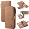 Klapki magnetyczne Zipper Wallet Telefon Case Luksusowe Skórzane etui Hurtownie dla Samsung Galaxy Note10 Pro S10 S10E 5G URUCHOMIENIE UROKALIZACJI ULTRA