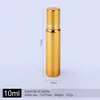 50Pcs/Lot 10ml UV Glass Essential oil roll-on bottle Perfume mini Refillable Perfume Bottle Small sample