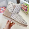 2022 Damen Damen Schneestiefel flauschige ja Wolle Winter Designer Plattform Luxus Boot Booties für Schuhe Knöchel Australien gerade kurze Mädchen Dame