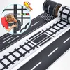 Creative Railway Train Curve Design Washi Tape Diy Road Traffic Adhesive Scrapbooking Sticker Etikett Masking Tab Sticky