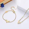 Designer Jewelry Earrings Pendant Charm Bracelets Gold Love V Necklace Women Rings Bracelet Bangles M61084 Pendants Titanium Lovers Chain