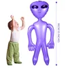 Decoraciones de juguetes alienígenas, cumpleaños, fiesta temática alienígena de Halloween regalo de muñeca inflable de 35 pulgadas