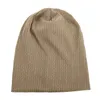 High Quality Men Women Ribbed Twisted Beanies Solid Color Hats Autumn Winter Cotton Warm Caps Knitted Beanies Cap