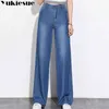 Jeans vintage pour femmes pantalon femme lâche large jambe féminine jean femme grande tailles pantalon hétéro