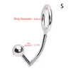 Stainless Steel Butt Plug Ball Anal Hook With Penis Ring Fetish Cock Chastity Device sexy Toy For Men Adult Product