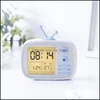 Autres horloges Accessoires Décoration d'intérieur Jardin Rétro Réveil Bureau Batterie Lcd Mignon Petit Électronique Mecanismo Reloj Pared Chambre Déco