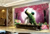 Fonds d'écran 3D 3D stéréoscopiques de style européen salon Chambre à coucher Stickers Stickers Animal pour murs Décor à la maison Fond d'écran sur le mur 2021