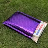 50pcs Foam Envelope Purple Bubble Envelope Shipping Mailing Bags Anti-pressure Courier Bag Waterproof Plastic Envelope