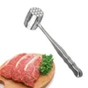 Neue doppelseitige Aluminium-Fleischhammer Küche Kochwerkzeug Zubehör Professionelle Fleischhämmer Tenderizer Steak Rindfleisch Schweinefleisch Huhn Hämmer EWE7