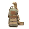 Esportes ao ar livre Caminhadas Sling Bag Ombro Pack Camuflagem Tactical Molle Bag No11-120