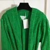 Casual Green Couple Sleepwear Towel Jacquard Bath Robe Long Sleeve Hooded Bathrobe for Men Women