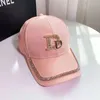 M Standard Hat Lady Spring Summer Baseball Cap Casual Korean version med Rhinestone Sun Block Street Hipplelett Logo2743311