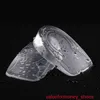 Materials Shoes 1 Pair Transparent Gel Silicone Back Heel Pads Insoles For High Heels Women Anti-Slip Pain Relief Shoe Inserts Massager1