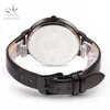 Shengke Women Watches Causal Leather Watch Mixmatch Ladies Black Strap Wristwatch 4 Colors Montre Femme SK Wristwatches