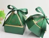 Marry Candy Box Pagoda Shaped Silk Ribbon Diamonds Retur Gift Wrap Nya Mönster Små Stora Förpackning Boxar Rosa Hot