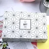 Creative Design Black White Mooncake Box Desery Cookies West Point Packaging Cake Box Cardboard Pudełka