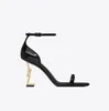 Fashion formal dress ladies high-heeled sandals exquisite and comfortable straps female letter leather size 35-42 with box