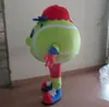 Хэллоуин прекрасный зеленый теннис талисман костюм высокого качества настроить мультфильм теннисный мяч плюшевые аниме тема персонажа взрослый размер рождественские карнавальные платья