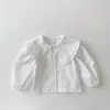 Enfant bébé garçon fille mode motif cerise imprimé grande chemise à revers été nouveaux enfants mince chemisier à manches longues 210413