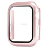 Capa fosca para relógio rígido com protetor de tela para Apple iwatch série 5/4/3/2/1 Capas de cobertura completa 38 40 42 44mm 41mm 45mm Sem pacote