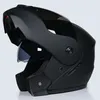 Motorradhelme 2021 Neueste Helmsicherheit Modular Flip DOT Approved Up Abs Full Face