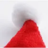 12 pcs Santa Claus Hats Decor Thicken Xmas Hat Festival Masquerade Party Christmas Cap Gift For Year 40*28cm