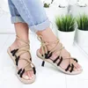 Sandals Dihope Lace Up Casuals Rope Women Shoes Zapatos De Mujer Boho Woman Cross Tied